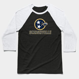 Nashville Predators Smashville Baseball T-Shirt